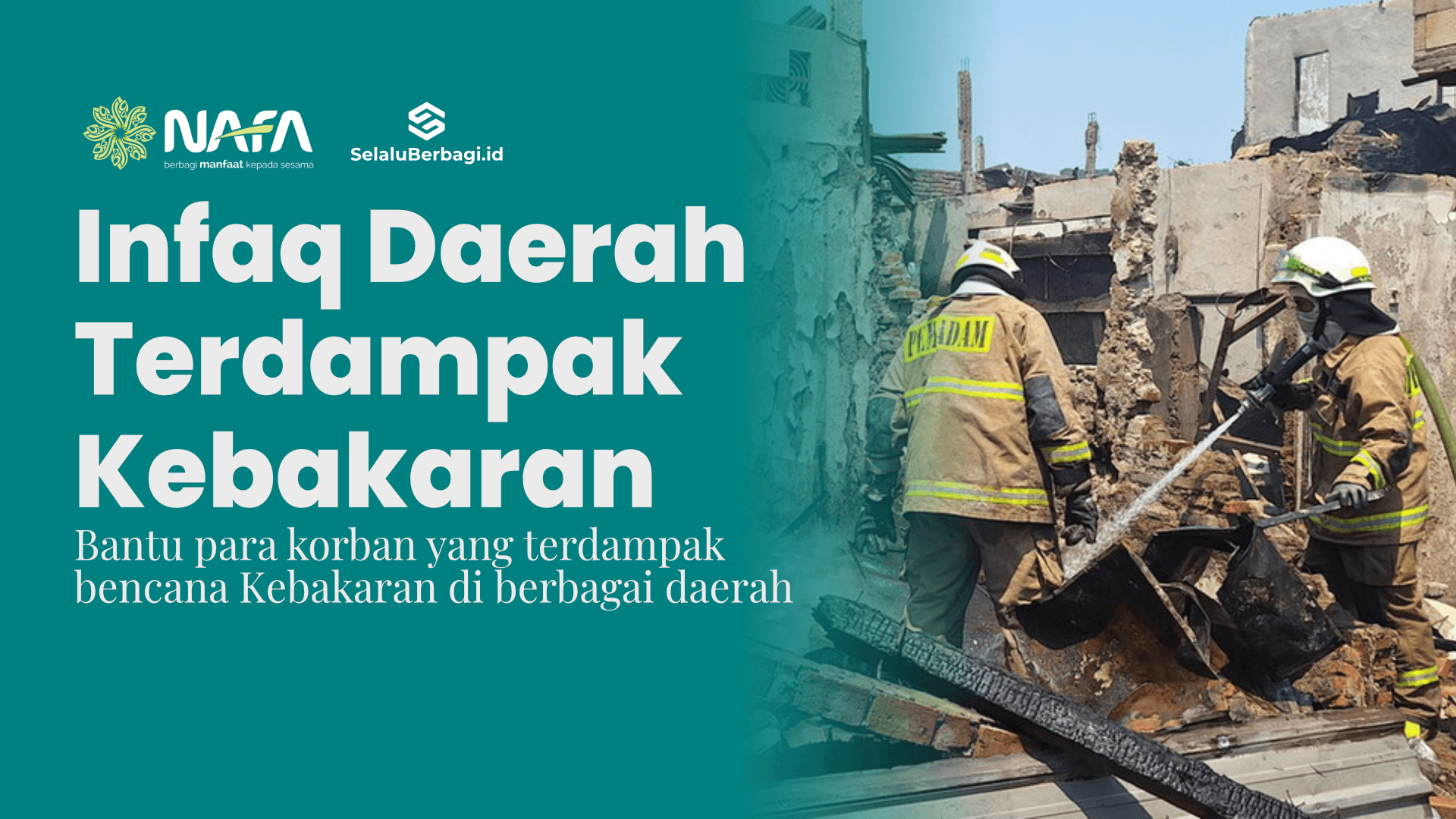 Infaq Daerah Terdampak Kebakaran